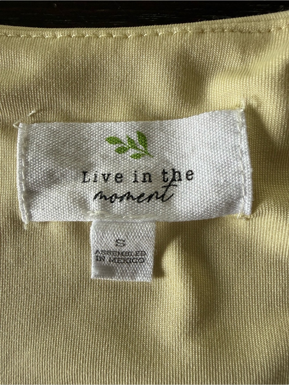 Light Yellow Square Neck Tank Top - Picture 7 of 7